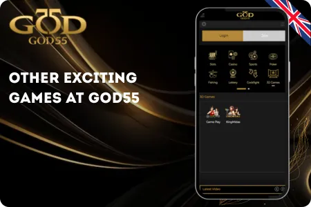 Other Exciting Games at God 55 United Kingdom
