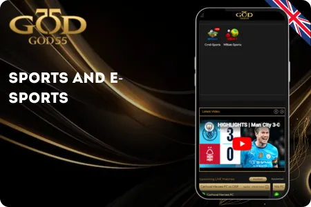 Casino online God55 Sports and E-Sports