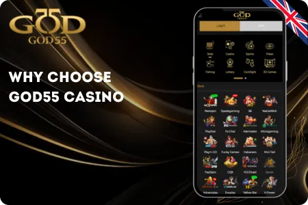 Choose God55 Casino United Kingdom
