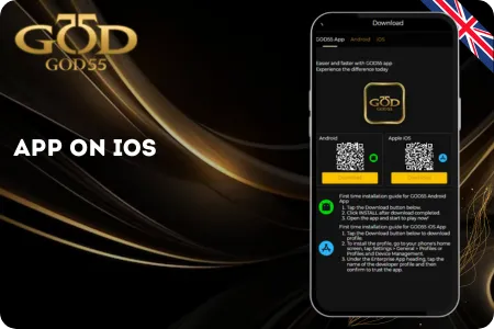 God55 App on iOS