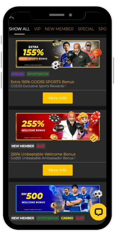 God55 promotion